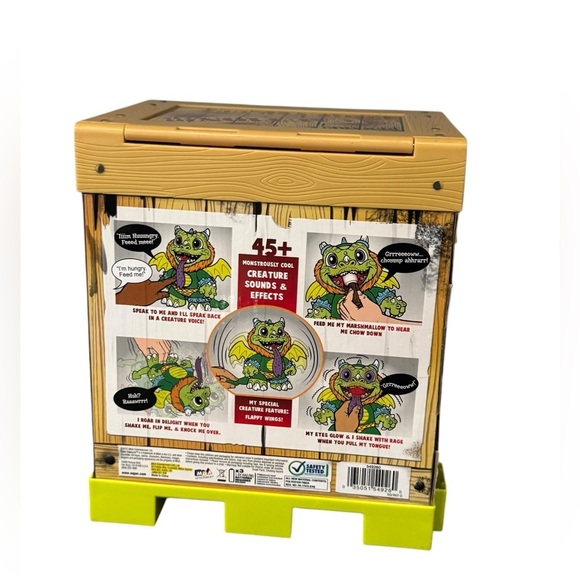 Crate Creatures Surprise Interactive 8” Dragon: Sizzle - Picture 4 of 8